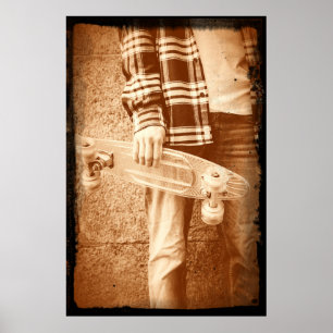 poster de skate escolar antigo dos anos 90