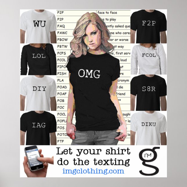 Poster de SMS de G Clothing (Frente)