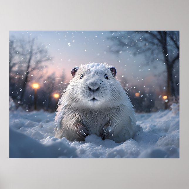 Poster de Snowy Beaver (Frente)