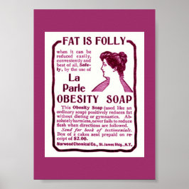 Poster de SOAP de OBESITY SOAP de perda de peso de