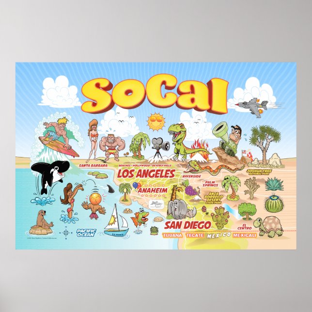 Poster de SoCal Médio (Frente)