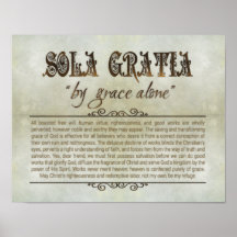 poster de "SOLA GRATIA" 14x11 (Arquivamento, Matte