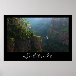 Poster de solidão