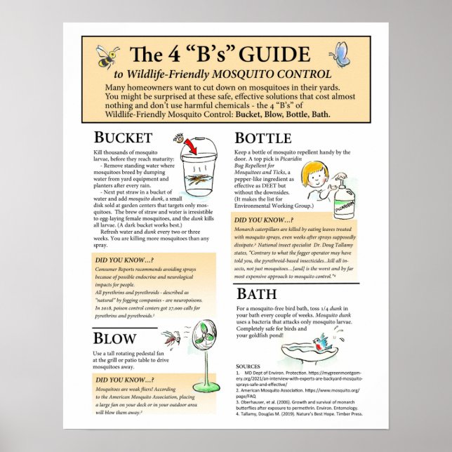 Poster de Soluções de Mosquitos Amigáveis à Vida S (Frente)
