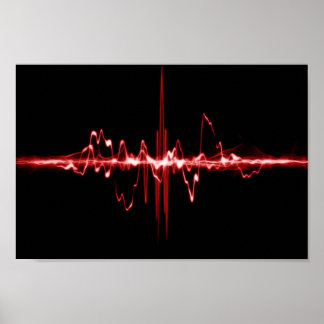 Poster de som vermelho
