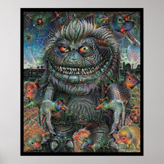 Poster de Sonho Profundo de Alienígena Leiteira