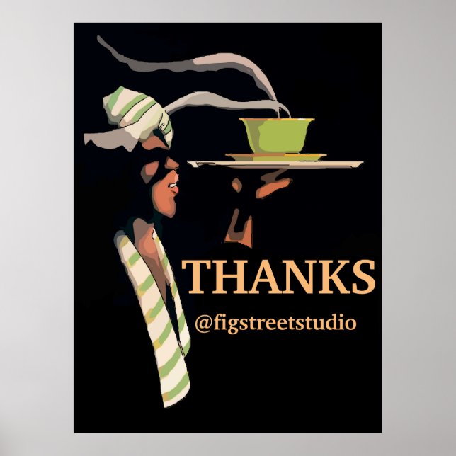 Poster de sopa de cozinha (Frente)