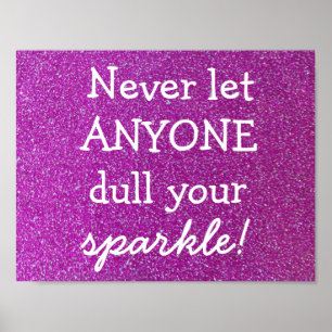 Poster de Sparkle roxo