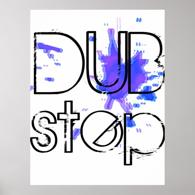 Poster de Splatter DubStep (Frente)