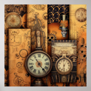 Poster de Steampunk Halloween