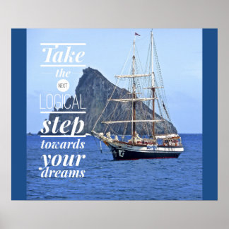 Poster de Sucesso Motivacional - Construção de Son