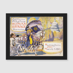 Poster de Sufrágio das Mulheres Vintage