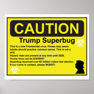 Poster de Superbug do Armário de Causa