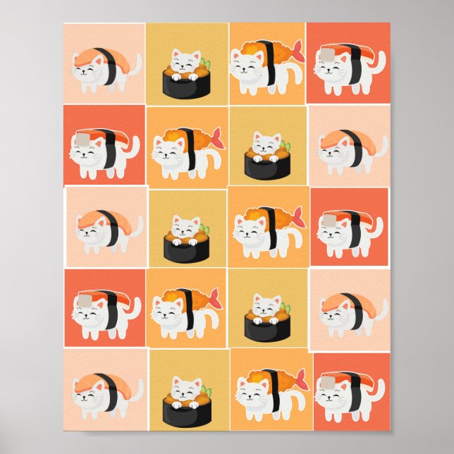 poster de sushi cat (Frente)