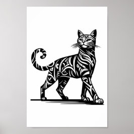 Poster de Swagger Tribal Feline