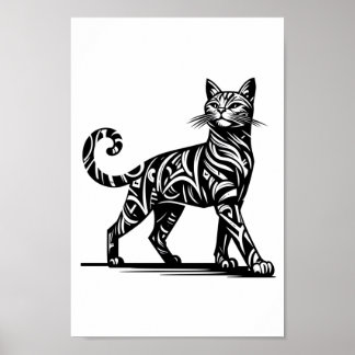 Poster de Swagger Tribal Feline