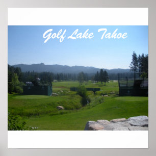 Poster de Tahoe do golfe "que Golfing na coleção