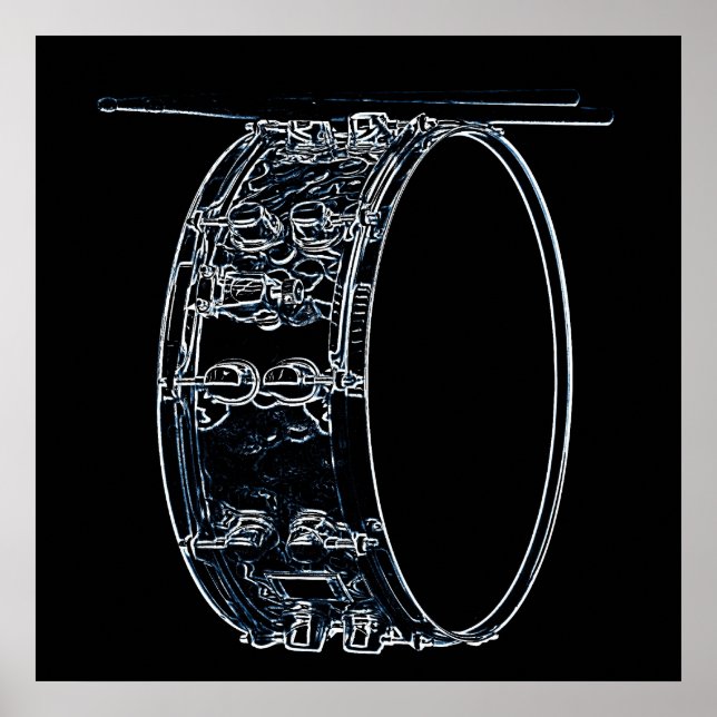 Poster de tambor ou tambor (Frente)