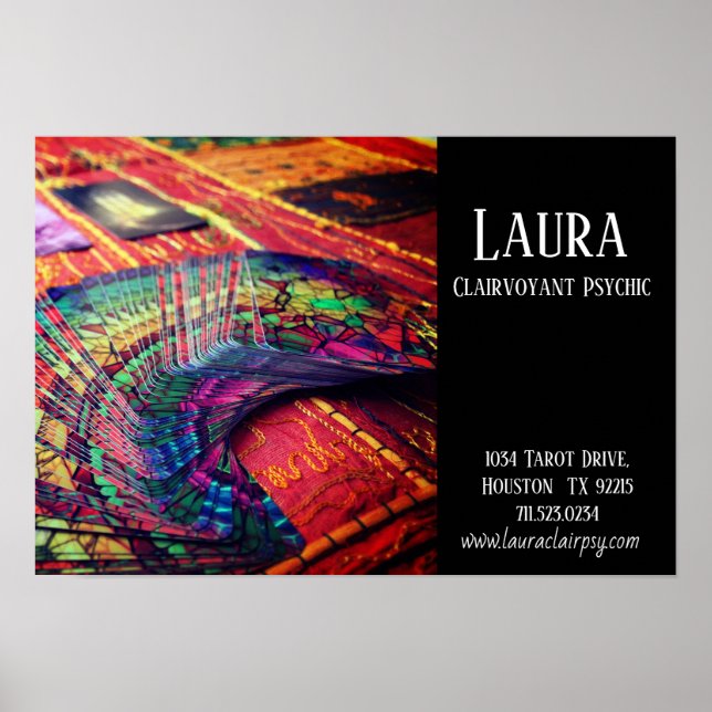 Poster de Tarô Psicico Clairvoyant (Frente)