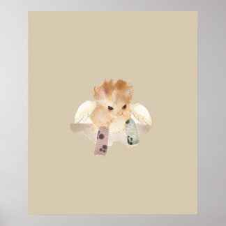 poster de tater tot cat personalizável