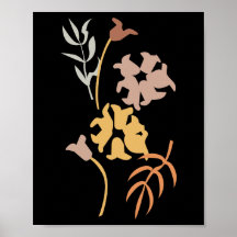 Poster de Tema Minimalista Floral