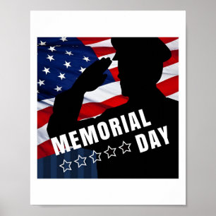 Poster de tendências do Dia Memorial