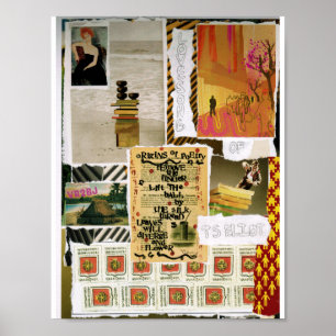 Poster de Terapia de Arte Torcida por Colagem