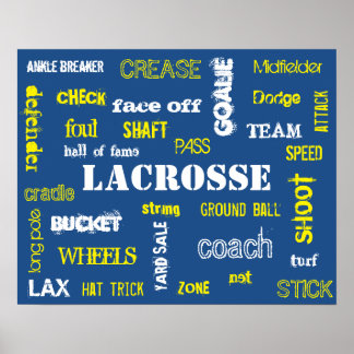 Poster de Terminologia Lacrosse!