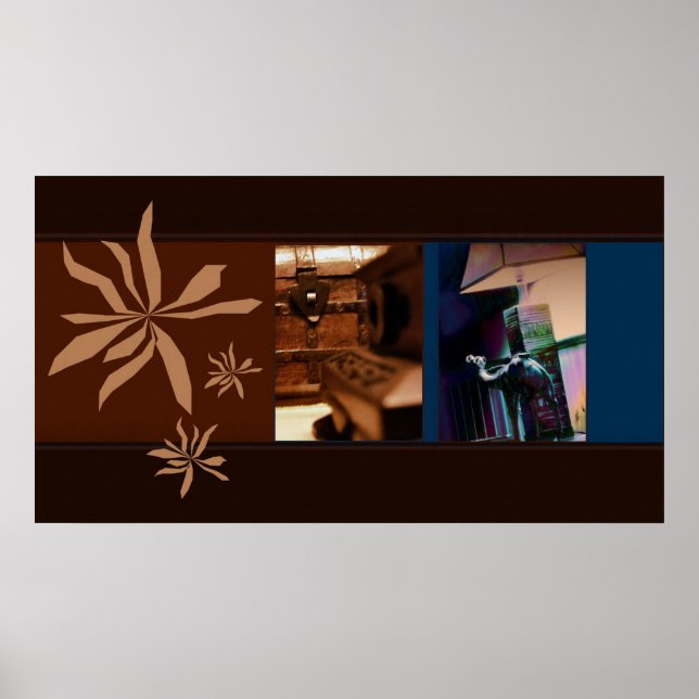 Poster de tesouros simples (Frente)