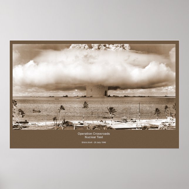 Poster de teste nuclear (Frente)