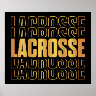 Poster de Texto de Lacrosse