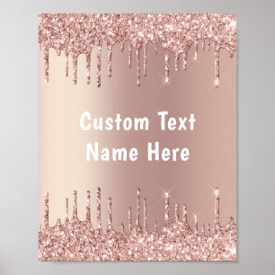 Poster de Texto Personalizado para Drives de Lente