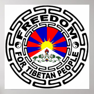 poster de tibete livre