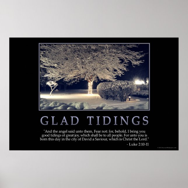 Poster de Tidings Felizes (Frente)