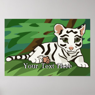 Poster de Tigre Branco
