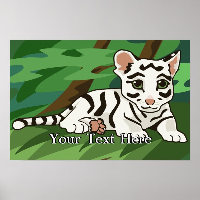 Poster de Tigre Branco (Frente)
