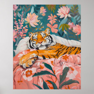 Poster de Tigre Tropical
