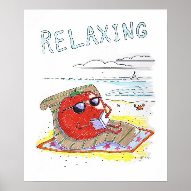 Poster de tomate (Frente)