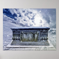 Poster de tombo gótico