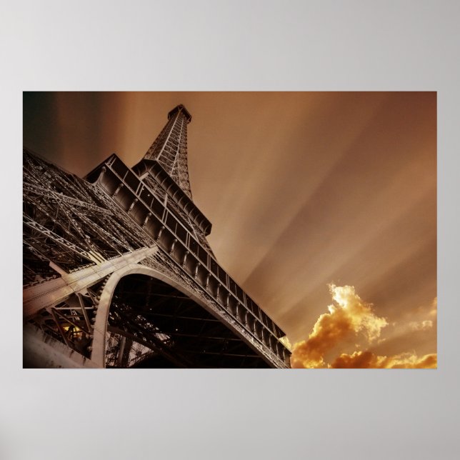 Poster de torre Eiffel (Frente)