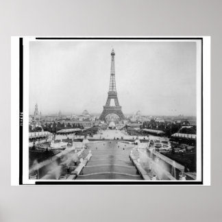 Poster de torre Eiffel 1889