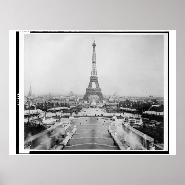 Poster de torre Eiffel 1889 (Frente)