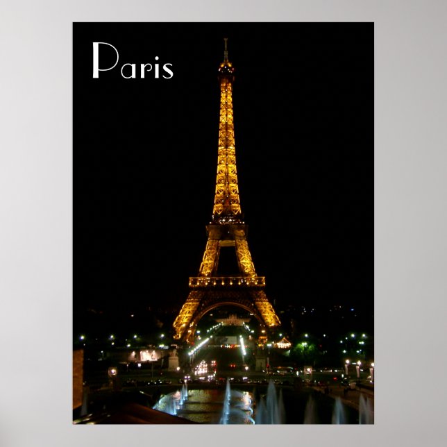 Poster de Torre Eiffel Paris A PARTIR DE 8,99 (Frente)