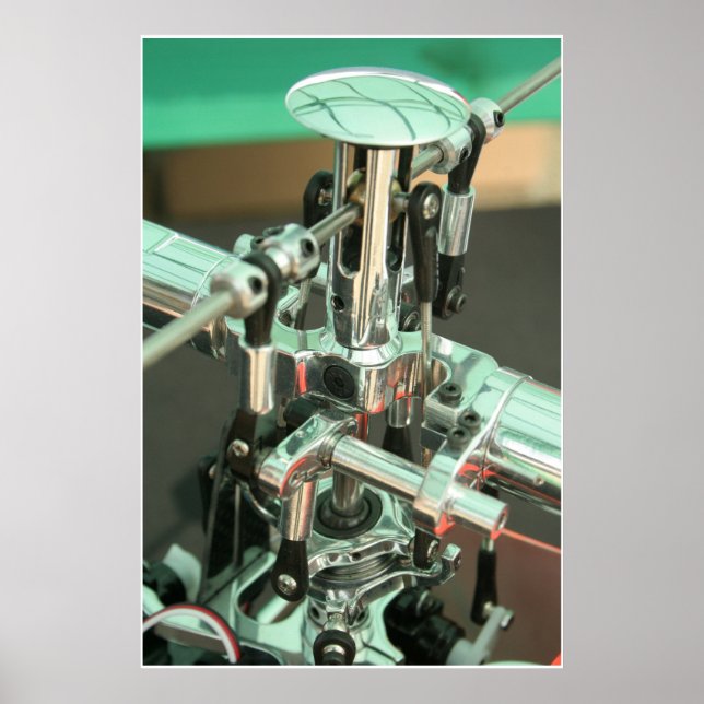 Poster de trabalho do helicóptero (Frente)