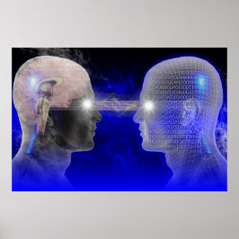 Poster de transferência do cérebro