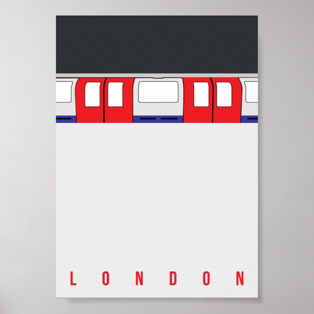 Poster de transporte de Londres (Frente)