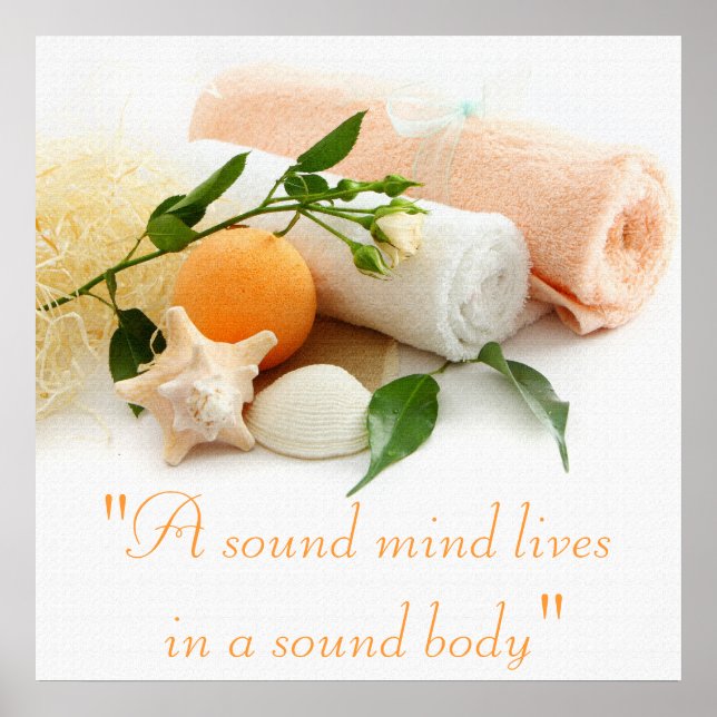 Poster de Tratamento de Spa (Frente)