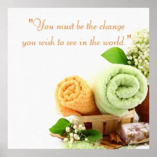 Poster de Tratamento de Spa