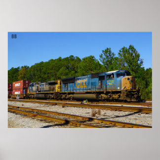 POSTER de trem CSX