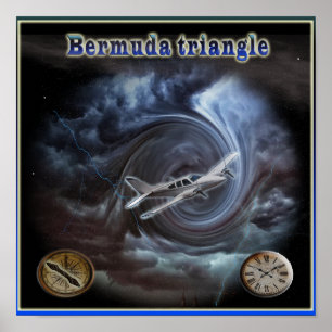 Poster de triângulo das Bermudas